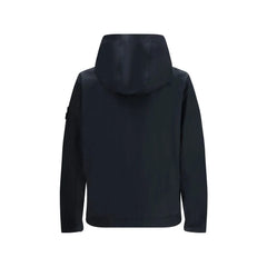 Stone Island Black Polyester Coat