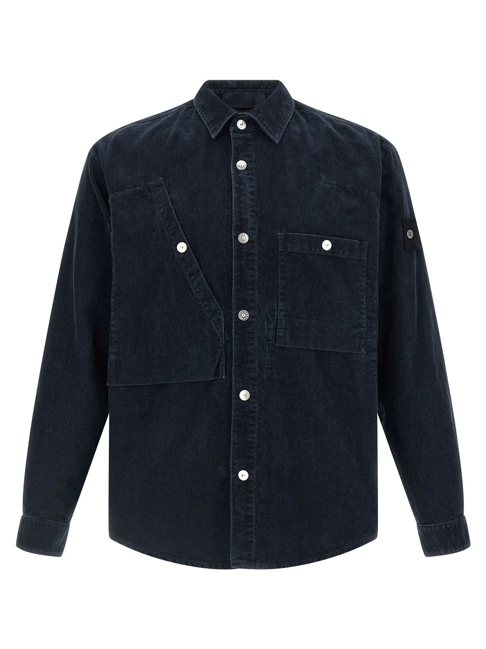 Stone Island Blue Cotton Blouse - M