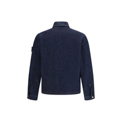 Stone Island Blue Cotton Denim Jacket - M - Trucker Jackets