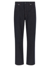 Stone Island Blue Cotton Straight-Leg Jeans