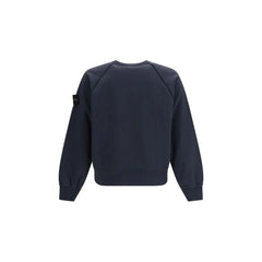 Stone Island Blue Cotton Sweatshirt - L