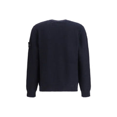 Stone Island Blue Cotton Sweatshirt - M