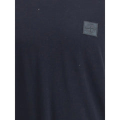 Stone Island Blue Cotton T-Shirt - M - T-Shirts