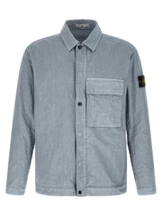Stone Island Blue Polyamide Blouse - XL