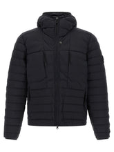 Stone Island Blue Polyamide Full-Length Jacket - XXL