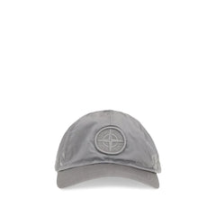 Stone Island Gray Nylon Cap (Baseball Hat) - XL