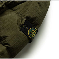 Stone Island Green Nylon Men Parka - L - Parkas