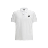 Stone Island White Cotton Polo Shirt