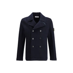 Stone Island Wool felt Coat - L - Pea Coats