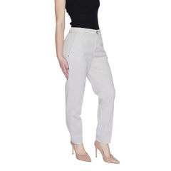 Street One Beige Cotton Pant - W44 | L28 - Trousers