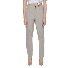 Street One Beige Polyamide Pant - Trousers