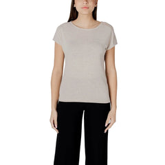 Street One Beige Polyester T-Shirt - T-Shirts