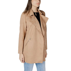 Street One Beige Polyester Trench Coat - Trench Coats