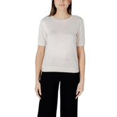 Street One Beige Viscose Sportswear - Sweaters