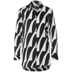 Street One Black And White Viscose Blouse - IT38|XS - Blouses