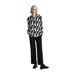 Street One Black And White Viscose Blouse - IT38|XS - Blouses