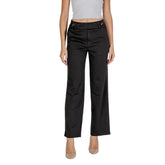 Street One Black Polyester Pant - Trousers