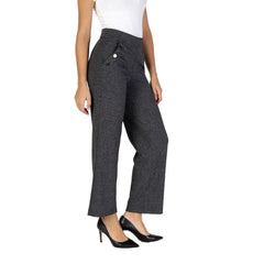 Street One Black Polyester Pant - Trousers
