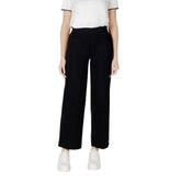 Street One Black Viscose Pant - Trousers