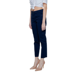 Street One Blue Cotton Pant - W36 | L26 - Trousers