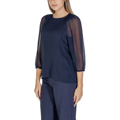 Street One Blue Polyester Blouse - 34 | XXS - Blouses
