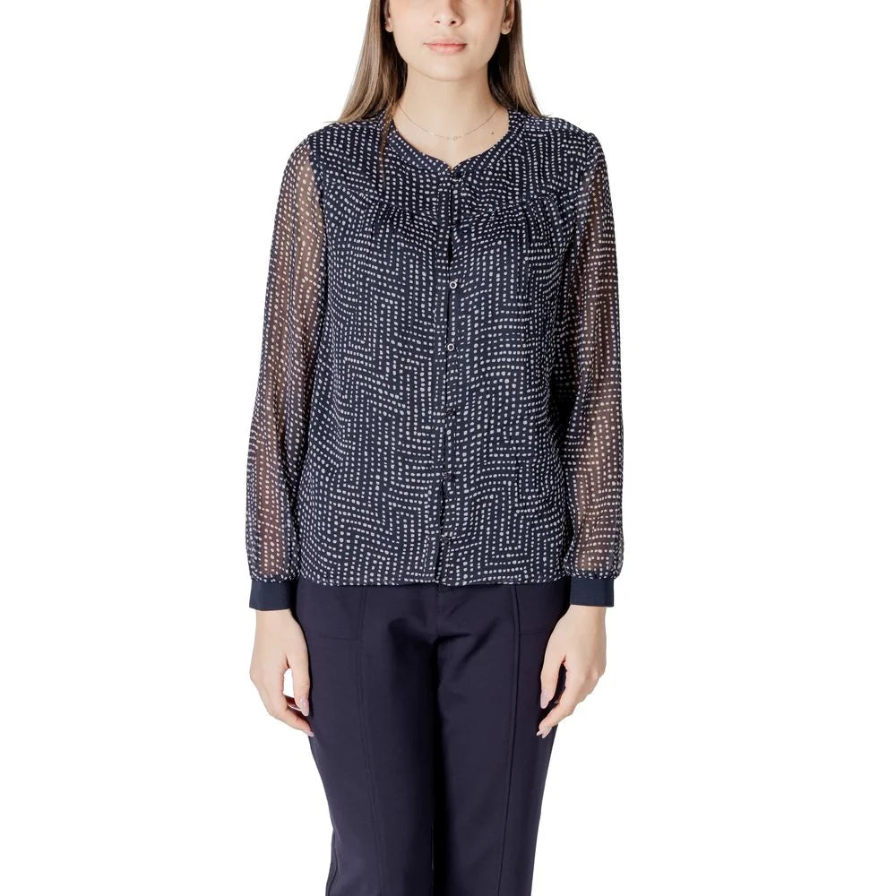 Street One Blue Polyester Blouse - Blouses
