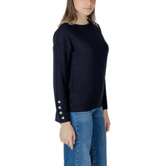 Street One Blue Polyester Sportswear - IT38|XS - Sweaters