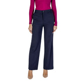 Street One Blue Viscose Pant - Trousers