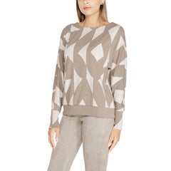 Street One Brown Polyester Sportswear - 34 | XXS - Sweaters