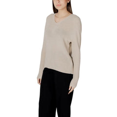 Street One Gold Cotton Sportswear - Sweaters