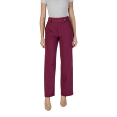 Street One Purple Viscose Pant - Trousers