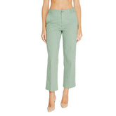 Street One Turquoise Cotton Pant - Chinos