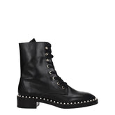 Stuart Weitzman Black Leather Ankle Boots - Boots