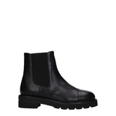 Stuart Weitzman Black Leather Ankle Boots - EU35.5/US5.5 - Boots