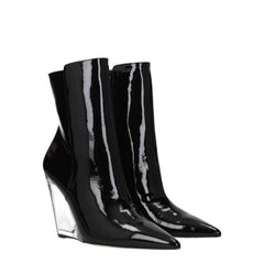 Stuart Weitzman Black Leather Ankle Boots - EU37.5/US7.5