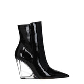 Stuart Weitzman Black Leather Ankle Boots - EU37.5/US7.5
