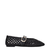 Stuart Weitzman Black Leather Ballet Flats - EU36.5/US6.5