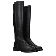 Stuart Weitzman Black Leather Over The Knee - EU36/US6