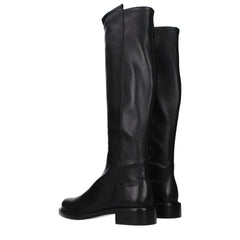 Stuart Weitzman svarte over kneet i skinn – EU36/US6