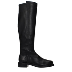 Stuart Weitzman Black Leather Over The Knee - EU36/US6