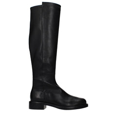 Stuart Weitzman svarte over kneet i skinn – EU36/US6