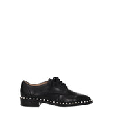 Stuart Weitzman Black Leather Oxfords And Derbies