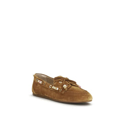 Stuart Weitzman Brown Calf Leather Bos Taurus Slip-On Loafers - EU41/US11