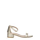 Stuart Weitzman Gold Leather Flat Sandals - EU36/US6
