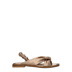 Stuart Weitzman Gold Leather Sandals - EU36.5/US6.5