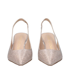 Stuart Weitzman Pink Fabric High Heel Pumps - Heels