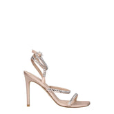 Stuart Weitzman Pink Satin Stiletto Heels Sandals - Sandals