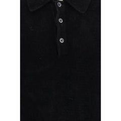 Sunflower Black Cotton Polo Shirt