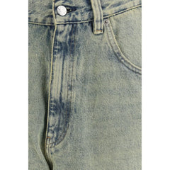 Sunflower Blue Cotton Bermuda Shorts