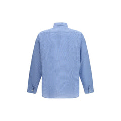 Chemise en coton bleu tournesol